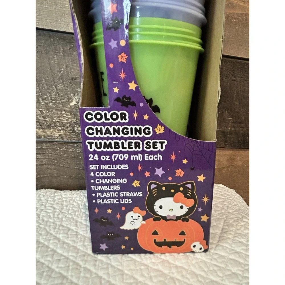 Hello Kitty and Friends Halloween Color Changing‎ Tumbler Set (24 oz)